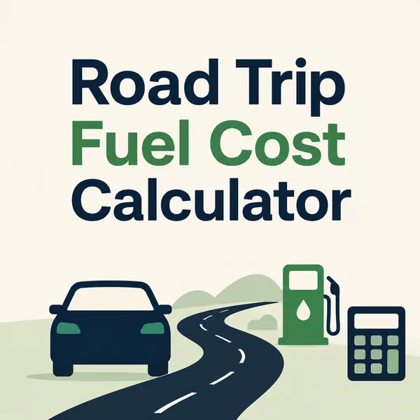 Road Trip Fuel Cost Calculator illustration
