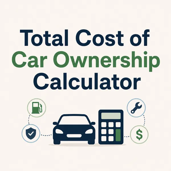 Total Cost of Car Ownership Calculator illustration